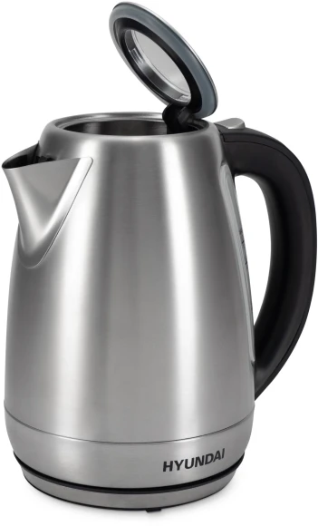 Чайник электрический Hyundai HYK-S8408 1.7л. 2200Вт серебристый матовый/черный корпус: металл Чайник электрический Hyundai HYK-S8408 1.7л. 2200Вт серебристый матовый/черный корпус: металл