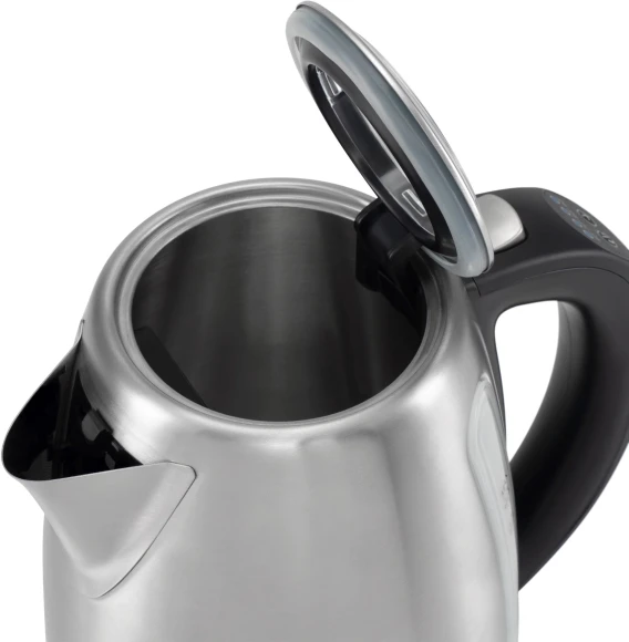 Чайник электрический Hyundai HYK-S8408 1.7л. 2200Вт серебристый матовый/черный корпус: металл Чайник электрический Hyundai HYK-S8408 1.7л. 2200Вт серебристый матовый/черный корпус: металл