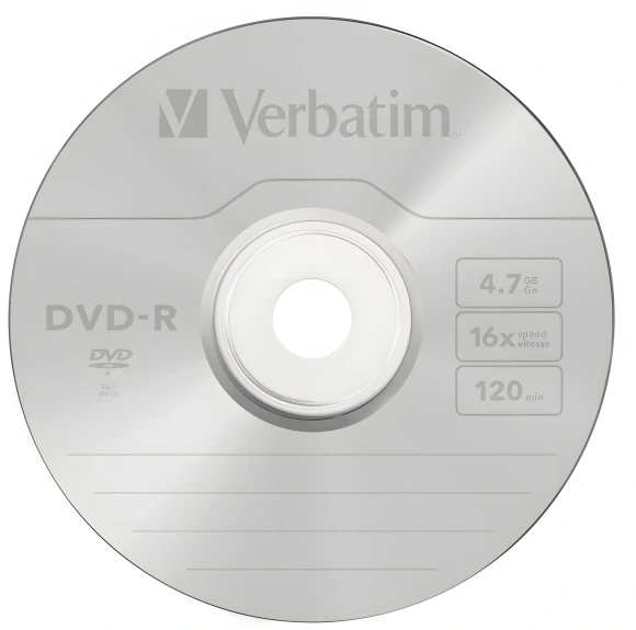 Диск DVD-R Verbatim 4.7Gb 16x Slim case (20шт) (43547) Диск DVD-R Verbatim 4.7Gb 16x Slim case (20шт) (43547)