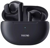 Гарнитура внутриканальные Tecno BD03 черный беспроводные bluetooth в ушной раковине (BD03 BLACK)