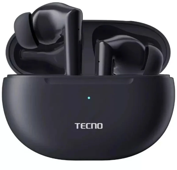 Гарнитура внутриканальные Tecno BD03 черный беспроводные bluetooth в ушной раковине (BD03 BLACK)