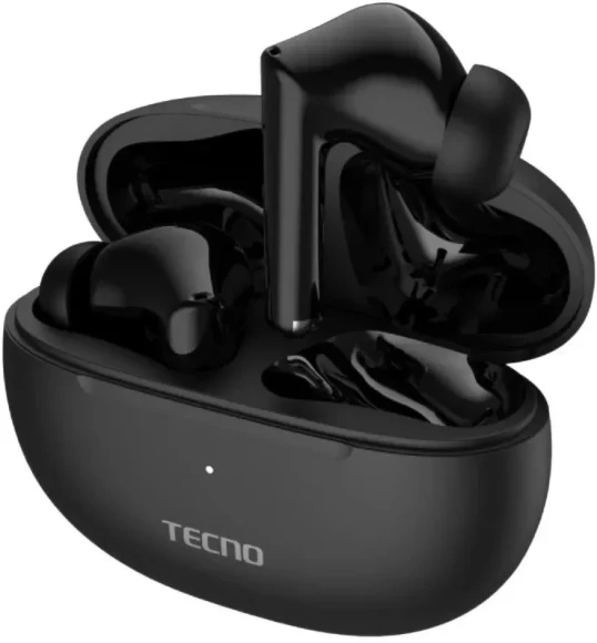 Гарнитура внутриканальные Tecno BD03 черный беспроводные bluetooth в ушной раковине (BD03 BLACK)