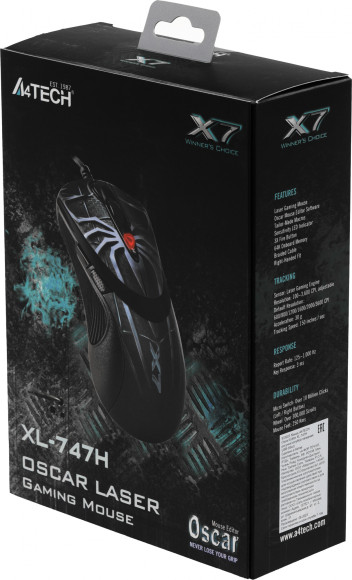 Мышь A4Tech Oscar Editor XL-747H рисунок/голубой лазерная 3600dpi USB 6but (XL-747H (BLUE SPIDER)) Мышь A4Tech Oscar Editor XL-747H рисунок/голубой лазерная 3600dpi USB 6but (XL-747H (BLUE SPIDER))