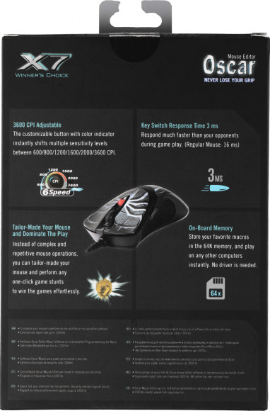 Мышь A4Tech Oscar Editor XL-747H рисунок/голубой лазерная 3600dpi USB 6but (XL-747H (BLUE SPIDER)) Мышь A4Tech Oscar Editor XL-747H рисунок/голубой лазерная 3600dpi USB 6but (XL-747H (BLUE SPIDER))