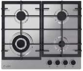 Газовая варочная поверхность Lex GVS 645 IX нержавеющая сталь