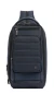 Рюкзак слинг мужской Piquadro Oberon CA7277W150/BLUS темно-синий нейлон/натур.кожа