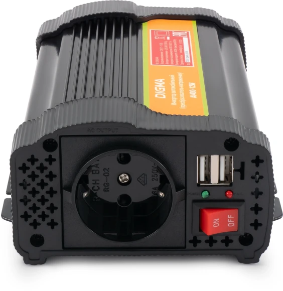 Автоинвертор Digma AI400-12W 400Вт