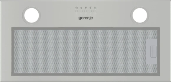 Вытяжка встраиваемая Gorenje BHI626E6X нержавеющая сталь управление: кнопочное (1 мотор)