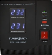 Стабилизатор напряжения Turbosky AVR-1000VA 1кВА однофазный черный