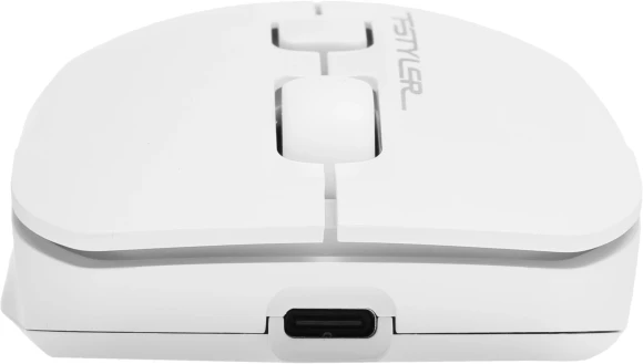 Мышь A4Tech Fstyler FG16CS Air белый оптическая 2000dpi silent беспров. USB для ноутбука 4but (FG16CS AIR WHITE)