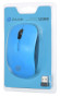Мышь Оклик 525MW черный/голубой оптическая 1000dpi беспров. USB для ноутбука 3but (1090724)
