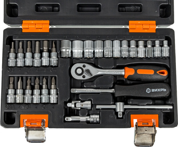 Набор инструментов Вихрь 73/6/7/1 29 предметов (жесткий кейс)