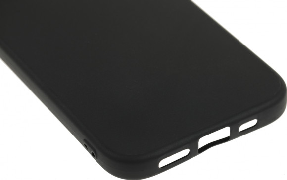 Чехол (клип-кейс) BoraSCO для Apple iPhone 15 Silicone Case черный (72417)