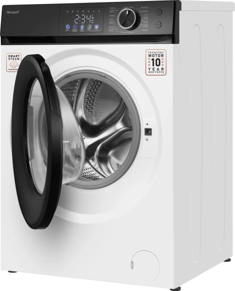 Стиральная машина Weissgauff WM 45127 Inverter Steam Color Touch класс: A+++ загр.фронтальная макс.:7кг белый инвертор Стиральная машина Weissgauff WM 45127 Inverter Steam Color Touch класс: A+++ загр.фронтальная макс.:7кг белый инвертор