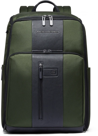 Рюкзак мужской Piquadro Brief2 CA5477BR2/N черный ткань/натур.кожа