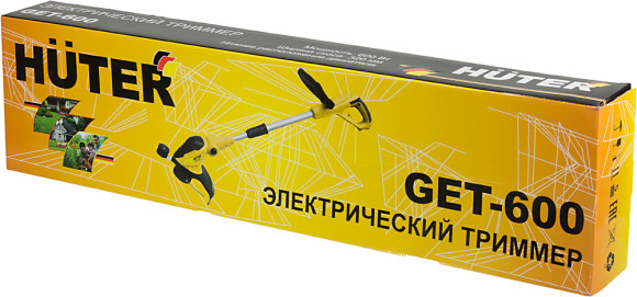 Триммер электрический Huter GET-600 600Вт реж.эл.:леска