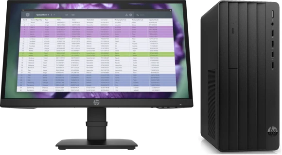 ПК HP 290 G9 MT i5 12500 (3) 8Gb SSD512Gb UHDG 770/DVDRW FreeDOS GbitEth 180W kb мышь клавиатура черный монитор в комплекте P22 (6D474EA)