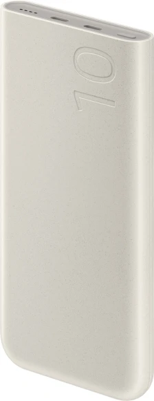 Мобильный аккумулятор Samsung EB-P3401 10000mAh PD3.0 25W 4.8A 2xUSB-C бежевый (EB-P3401XURGRU)
