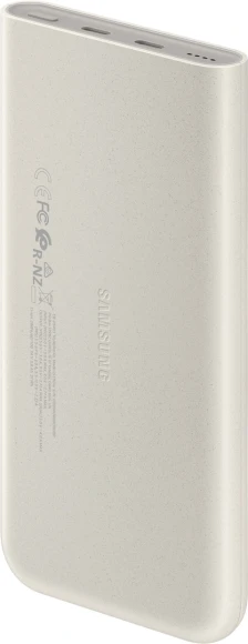 Мобильный аккумулятор Samsung EB-P3401 10000mAh PD3.0 25W 4.8A 2xUSB-C бежевый (EB-P3401XURGRU)