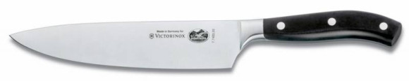 Набор ножей кухон. Victorinox Grand Maitre Cutlery Block 7.7243.6 (7.7243.6) компл.:6предм. с подставкой черный подар.коробка