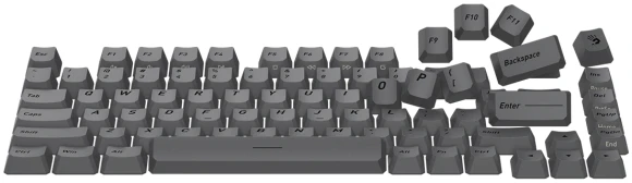 Клавиатура A4Tech MS76 темно-серый USB Multimedia for gamer LED кабель 1.8м