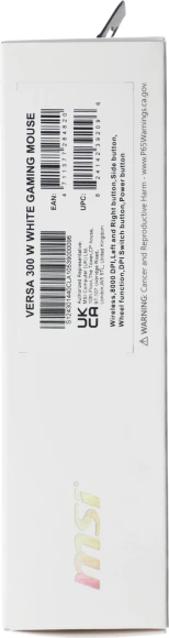 Мышь MSI VERSA 300 W MS-8ZBD белый оптическая 8000dpi беспров. BT/Radio USB 5but (S12-4301440-CLA)