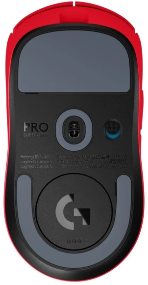 Мышь Logitech G Pro X Superlight 2 SE красный оптическая 44000dpi беспров. USB-C 4but (910-007653)