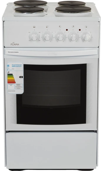 Плита Электрическая Flama AE 1402 W белый эмаль