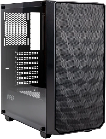 Корпус Hiper BH34-1 черный без БП ATX 5x120mm 2x140mm 2x200mm 1xUSB3.0 audio bott PSU