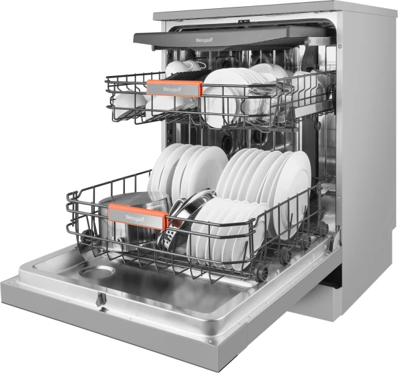 Посудомоечная машина Weissgauff DW 998 Touch Inverter Dual Fan Dry нержавеющая сталь (полноразмерная) инвертор Посудомоечная машина Weissgauff DW 998 Touch Inverter Dual Fan Dry нержавеющая сталь (полноразмерная) инвертор