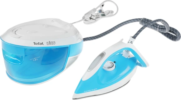 Парогенератор Tefal Express Airglide SV8002E0 голубой/белый Парогенератор Tefal Express Airglide SV8002E0 голубой/белый