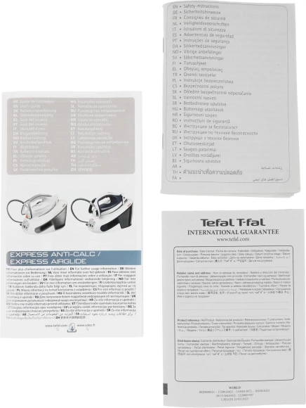 Парогенератор Tefal Express Airglide SV8002E0 голубой/белый Парогенератор Tefal Express Airglide SV8002E0 голубой/белый