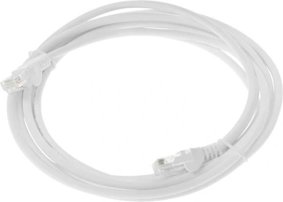 Патч-корд Lanmaster LAN-PC45/U5E-3.0-WH UTP RJ-45 вил.-вилка RJ-45 кат.5E 3м белый LSZH (уп.:1шт)
