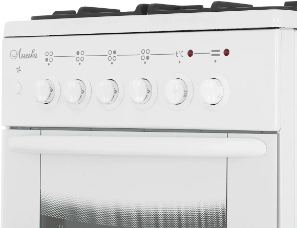 Плита Комбинированная Лысьва ЭГ 404 МС-2у белый (стеклянная крышка) реш.чугун Плита Комбинированная Лысьва ЭГ 404 МС-2у белый (стеклянная крышка) реш.чугун