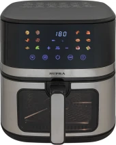 Аэрогриль Supra GS-7780 8л 1950Вт серебристый/черный