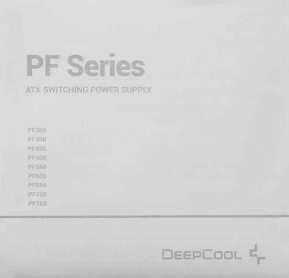 Блок питания Deepcool ATX 350W PF350 80 PLUS WHITE (20+4pin) APFC 120mm fan 6xSATA RTL