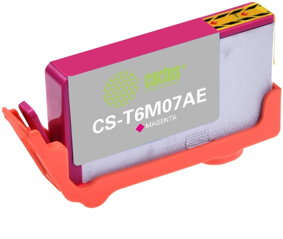 Картридж струйный Cactus CS-T6M07AE №903XL пурпурный (14.2мл) для HP OJP 6950/6960/6970 с чипом Картридж струйный Cactus CS-T6M07AE №903XL пурпурный (14.2мл) для HP OJP 6950/6960/6970 с чипом