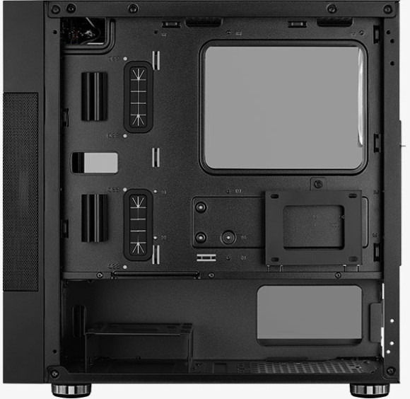 Корпус Aerocool Atomic-G-BK-v1 черный без БП mATX 2x120mm 2x140mm 2xUSB3.0 audio bott PSU