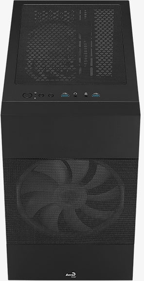 Корпус Aerocool Atomic-G-BK-v1 черный без БП mATX 2x120mm 2x140mm 2xUSB3.0 audio bott PSU