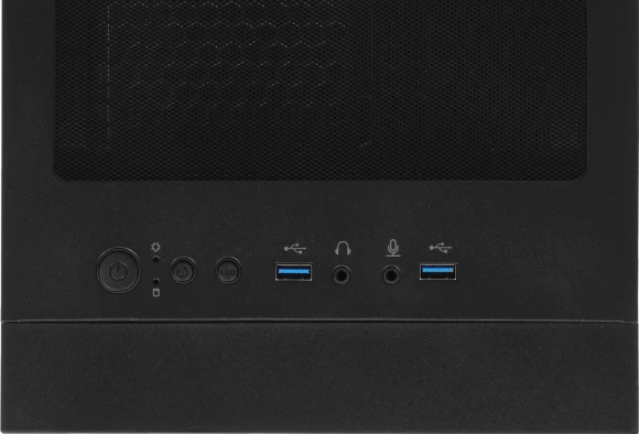 Корпус Aerocool Atomic-G-BK-v1 черный без БП mATX 2x120mm 2x140mm 2xUSB3.0 audio bott PSU