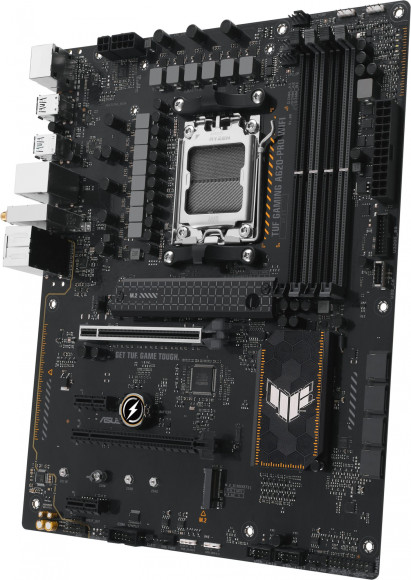 Материнская плата Asus TUF GAMING A620-PRO WIFI Socket AM5 AMD A620 4xDDR5 ATX AC`97 8ch(7.1) 2.5Gg RAID+HDMI+DP Материнская плата Asus TUF GAMING A620-PRO WIFI Socket AM5 AMD A620 4xDDR5 ATX AC`97 8ch(7.1) 2.5Gg RAID+HDMI+DP