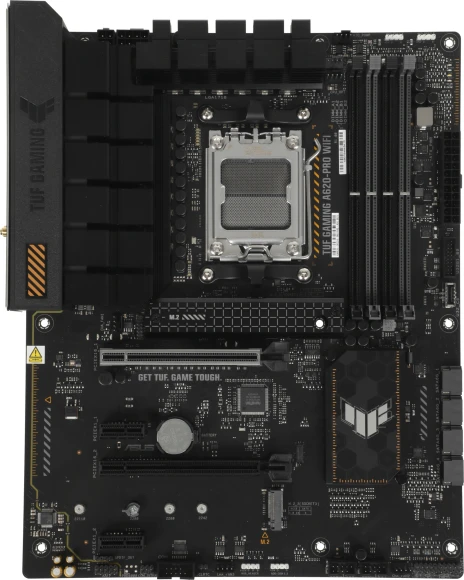 Материнская плата Asus TUF GAMING A620-PRO WIFI Socket AM5 AMD A620 4xDDR5 ATX AC`97 8ch(7.1) 2.5Gg RAID+HDMI+DP