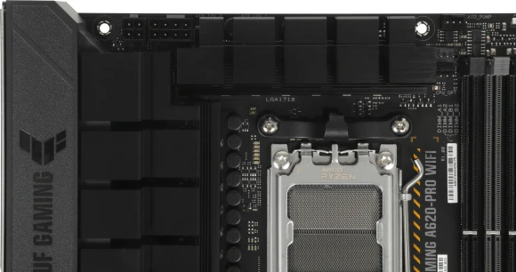 Материнская плата Asus TUF GAMING A620-PRO WIFI Socket AM5 AMD A620 4xDDR5 ATX AC`97 8ch(7.1) 2.5Gg RAID+HDMI+DP