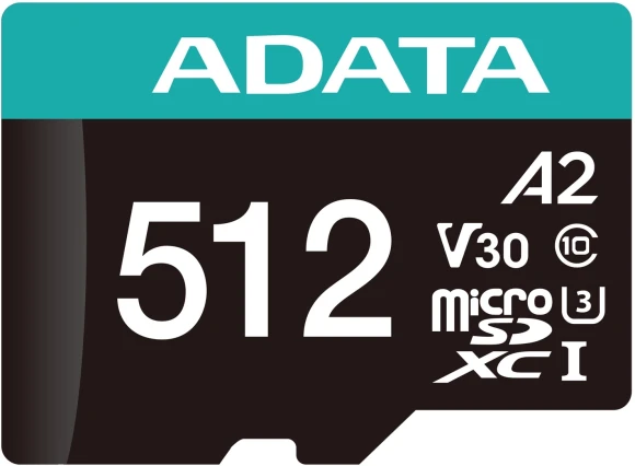 Флеш карта microSDXC 512GB A-Data AUSDX512GUI3V30SA2-RA1 Premier Pro + adapter Флеш карта microSDXC 512GB A-Data AUSDX512GUI3V30SA2-RA1 Premier Pro + adapter