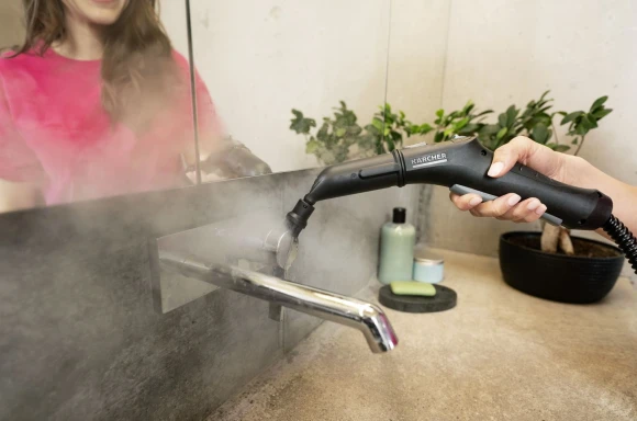 Пароочиститель напольный Karcher SC 2 EasyFix 1500Вт белый/черный