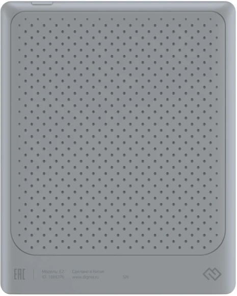 Электронная книга Digma E2 5.83" E-Ink 680x920 Touch Screen 1.2Ghz 1Gb/8Gb/SD/microSDHC/подсветка дисплея светло-серый Электронная книга Digma E2 5.83" E-Ink 680x920 Touch Screen 1.2Ghz 1Gb/8Gb/SD/microSDHC/подсветка дисплея светло-серый