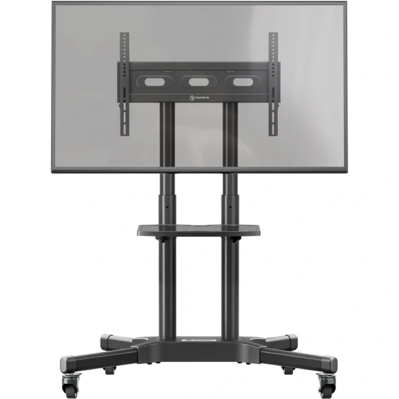 Подставка для телевизора Onkron TS1351 черный 32"-65" макс.50кг напольный мобильный