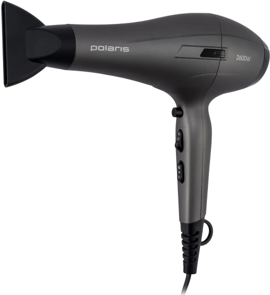 Фен Polaris PHD 2600ACi 2600Вт серый/черный Фен Polaris PHD 2600ACi 2600Вт серый/черный