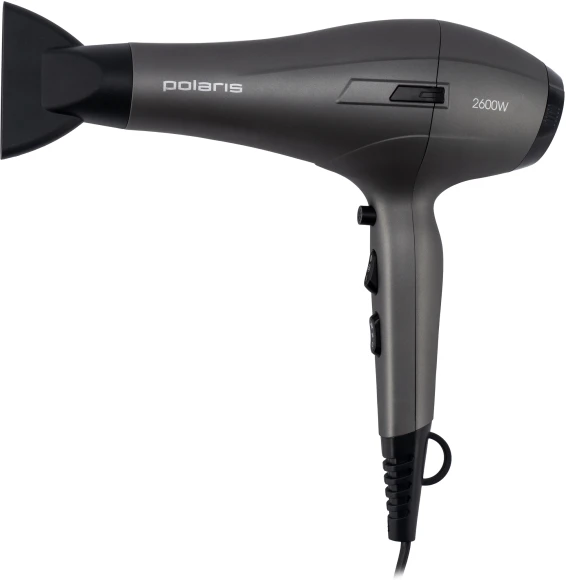 Фен Polaris PHD 2600ACi 2600Вт серый/черный Фен Polaris PHD 2600ACi 2600Вт серый/черный