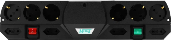 Сетевой фильтр Most TRG 2м (10 розеток) черный (коробка)